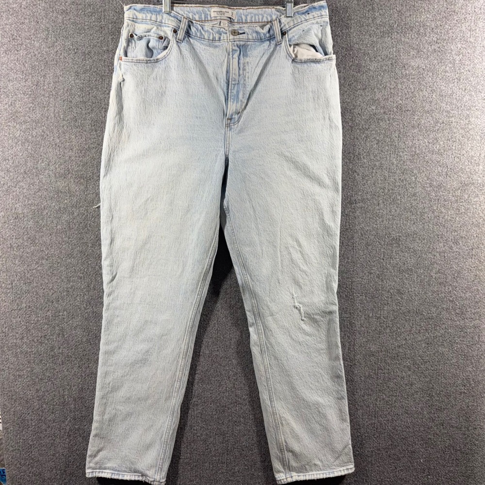 Abercrombie & Fitch Jeans Womens W34 18L 90s Straight Curve Love Ultra High Rise